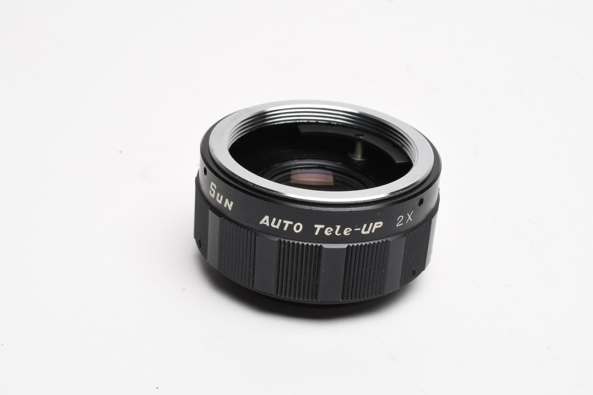 Sun 2X Converter for M42 Mount lens, Very clean, w/Caps and case