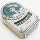 Alpex white/green incident light meter, tested, works, accurate