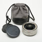 Canon EF 1.4X II extender teleconverter w/caps, pouch, gently used, Mint-