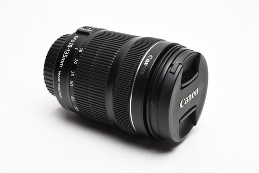 Canon EF-S 18-135mm f3.5-5.6 IS STM zoom lens, Caps, Nice & Clean