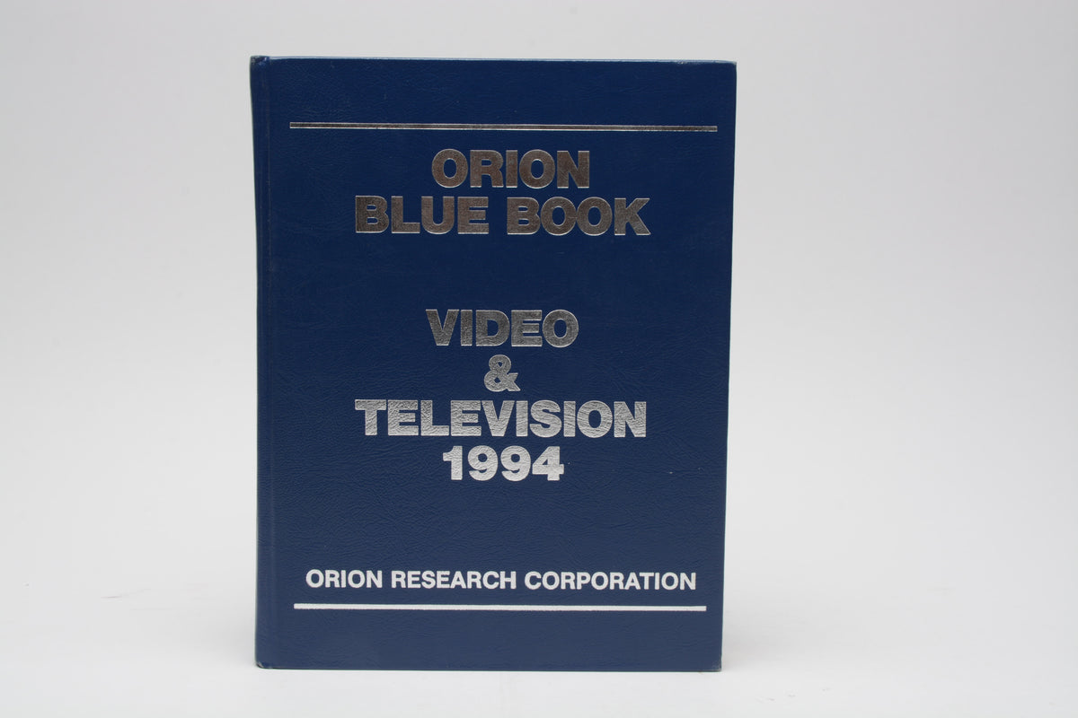 Orion Blue Book - Set of 4 - 1994, 1995, 1999, 2005 - Video/Television/Camera