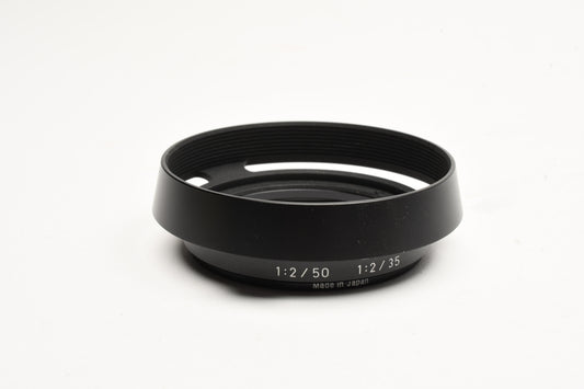 Zeiss Metal Vented Lens Hood for ZM 50mm f2, 35mm f2, Mint- Genuine