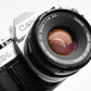 Canon AE-1 35mm SLR Camera w/50mm f1.8 Lens, UV, New Seals! Great!
