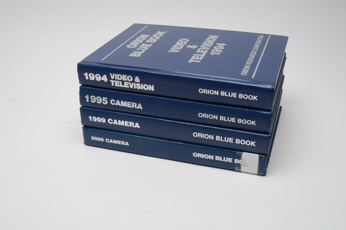 Orion Blue Book - Set of 4 - 1994, 1995, 1999, 2005 - Video/Television/Camera