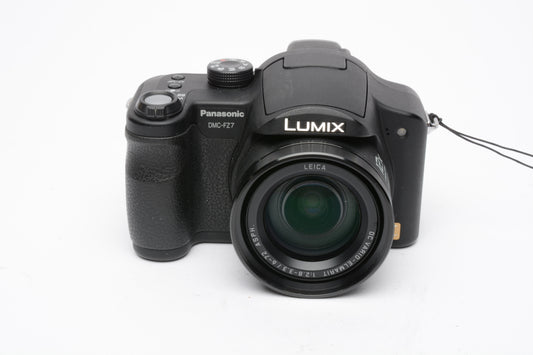 Panasonic Lumix DMC-FZ7 6MP Digital Point&Shoot w/Case, 2GB SD, hood++