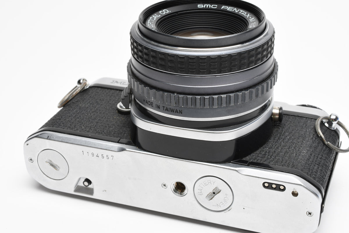 Pentax ME 35mm SLR w/50mm f2 lens, new seals, tested, accurate, nice!
