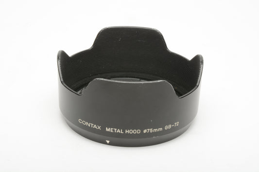 Contax GB-72 Metal Lens Hood For Contax 645 AF 80mm f2 & 55mm f3.5 AF Lenses