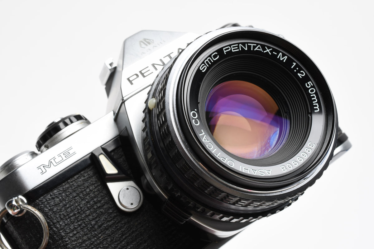 Pentax ME 35mm SLR w/50mm f2 lens, new seals, tested, accurate, nice!