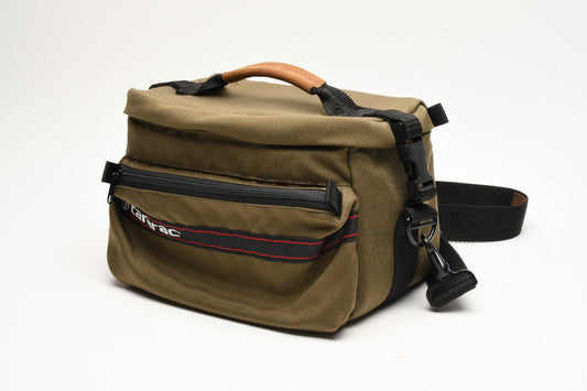 Tamrac #602 compact Shoulder bag / Belt pack, Clean, Nice (Olive Brown)