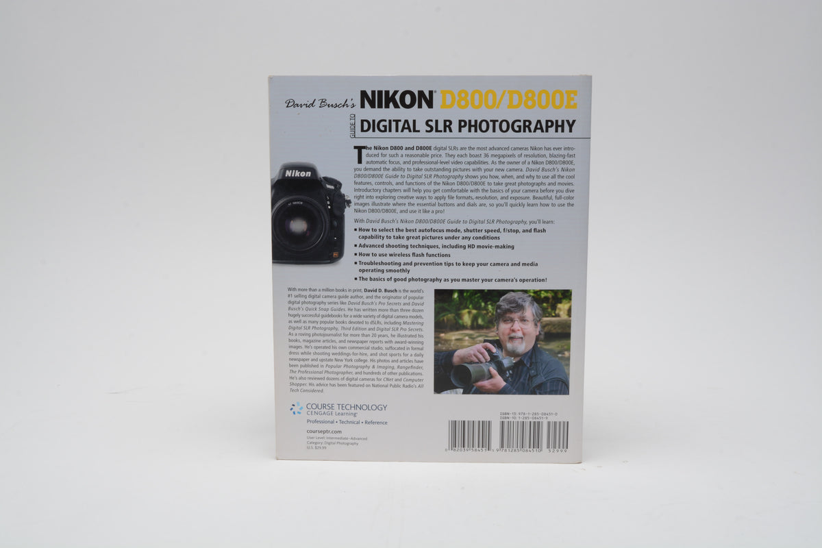 Nikon D800/D800E Guide by David Busch