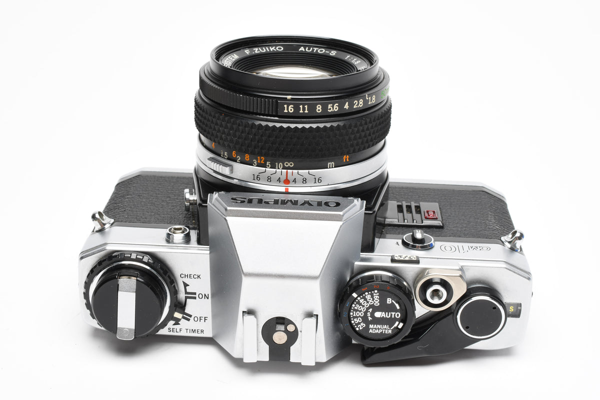 Olympus OM10 35mm SLR Body w/50mm f1.8 lens, Case, New seals, Great!