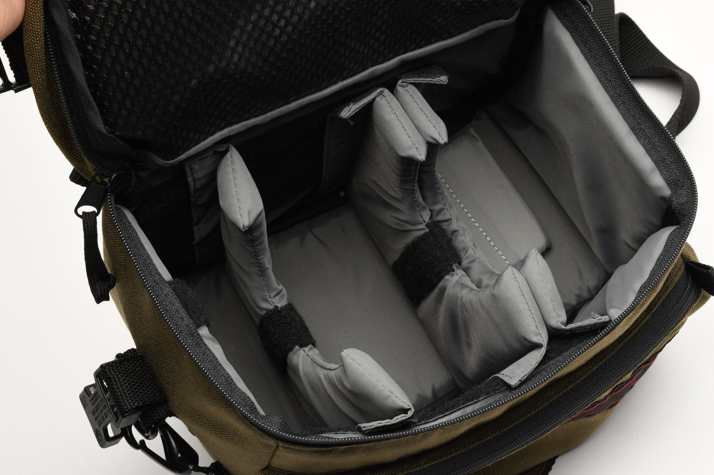 Tamrac #602 compact Shoulder bag / Belt pack, Clean, Nice (Olive Brown)