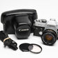 Canon FT QL 35mm SLR w/FL 50mm f1.8 lens, New seals, Case, Tested, Great!