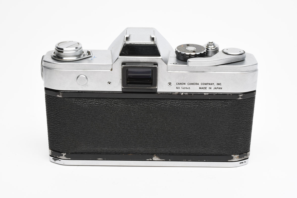 Canon FT QL 35mm SLR w/FL 50mm f1.8 lens, New seals, Case, Tested, Great!