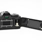 Minolta X9 35mm SLR w/35-70mm f3.5 zoom lens, New seals, strap, Great!