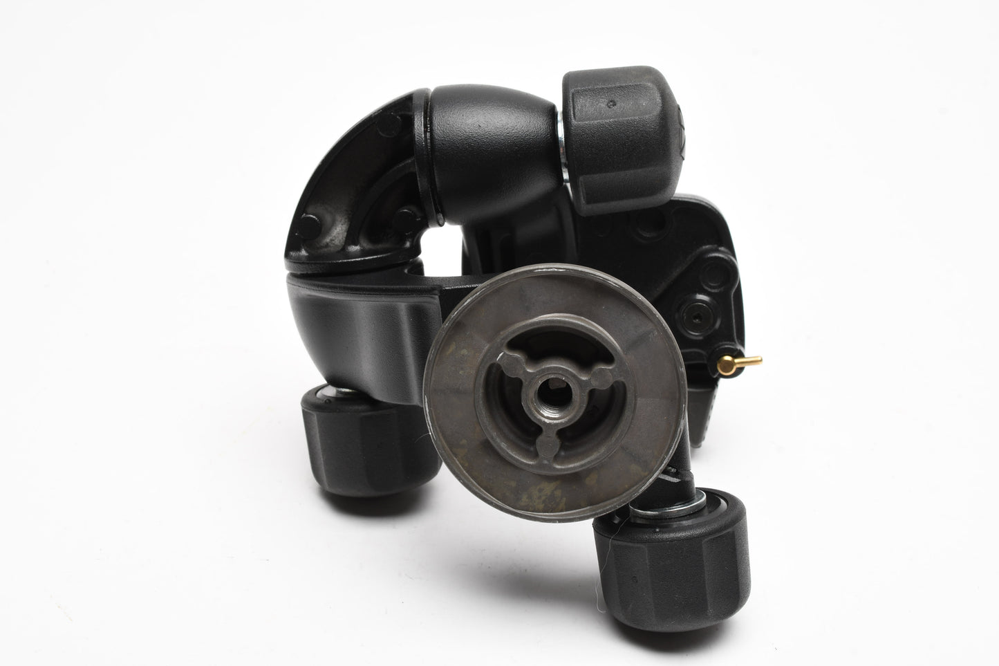 Manfrotto 460MG 3-Way Pan-and-Tilt Head with 1/4"-20 Mount, Clean