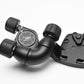 Manfrotto 460MG 3-Way Pan-and-Tilt Head with 1/4"-20 Mount, Clean