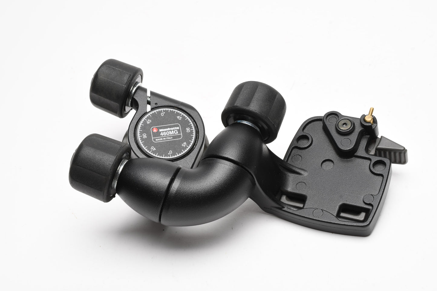 Manfrotto 460MG 3-Way Pan-and-Tilt Head with 1/4"-20 Mount, Clean