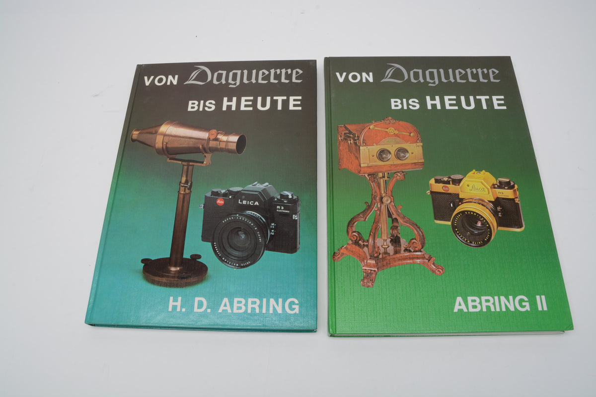 Set of two Hard cover reference books Von Daguerre Bis Heute by H.D. Abring- German