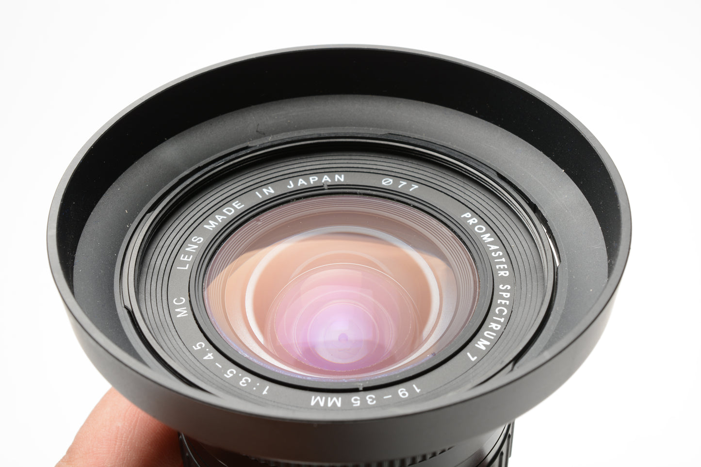 Promaster Spectrum 7 AF 19-35mm f3.5-4.5 MC Wide Nikon AF Mount +Hood