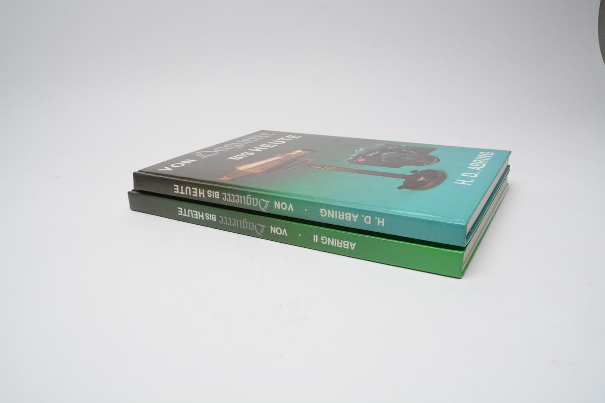 Set of two Hard cover reference books Von Daguerre Bis Heute by H.D. Abring- German