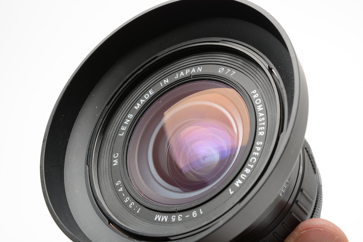 Promaster Spectrum 7 AF 19-35mm f3.5-4.5 MC Wide Nikon AF Mount +Hood