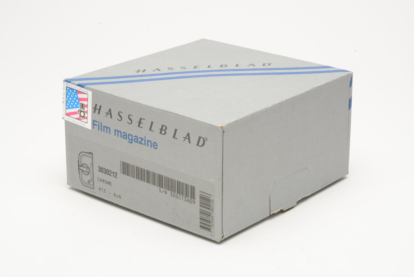 Hasselbald A12 6x6 Film magazine back V4 Boxed, Mint, DS, Papers