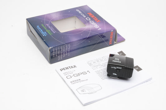 Pentax 0-GPS1 GPS unit, Mint, Boxed