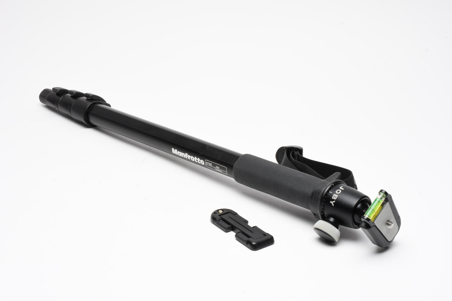 Manfrotto 676B Monopod (Black) w/Joby ball head and phone attachment