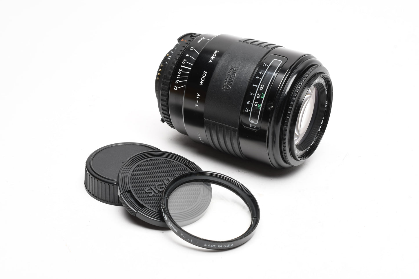 Sigma AF 70-210mm f4-5.6 for Nikon, Caps, UV, Clean