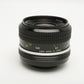 Nikon Nikkor 35mm f2.8 Non-AI mount lens, caps, nice & clean + L39 Filter
