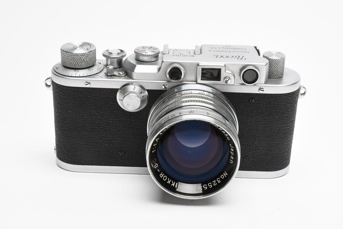 Nicca Type IIIS 35mm Rangefinder w/Nikkor-S C 5cm F1.4, Very clean, *Read