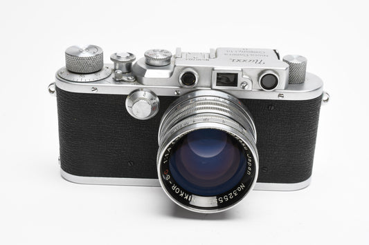 Nicca Type IIIS 35mm Rangefinder w/Nikkor-S C 5cm F1.4, Very clean, *Read
