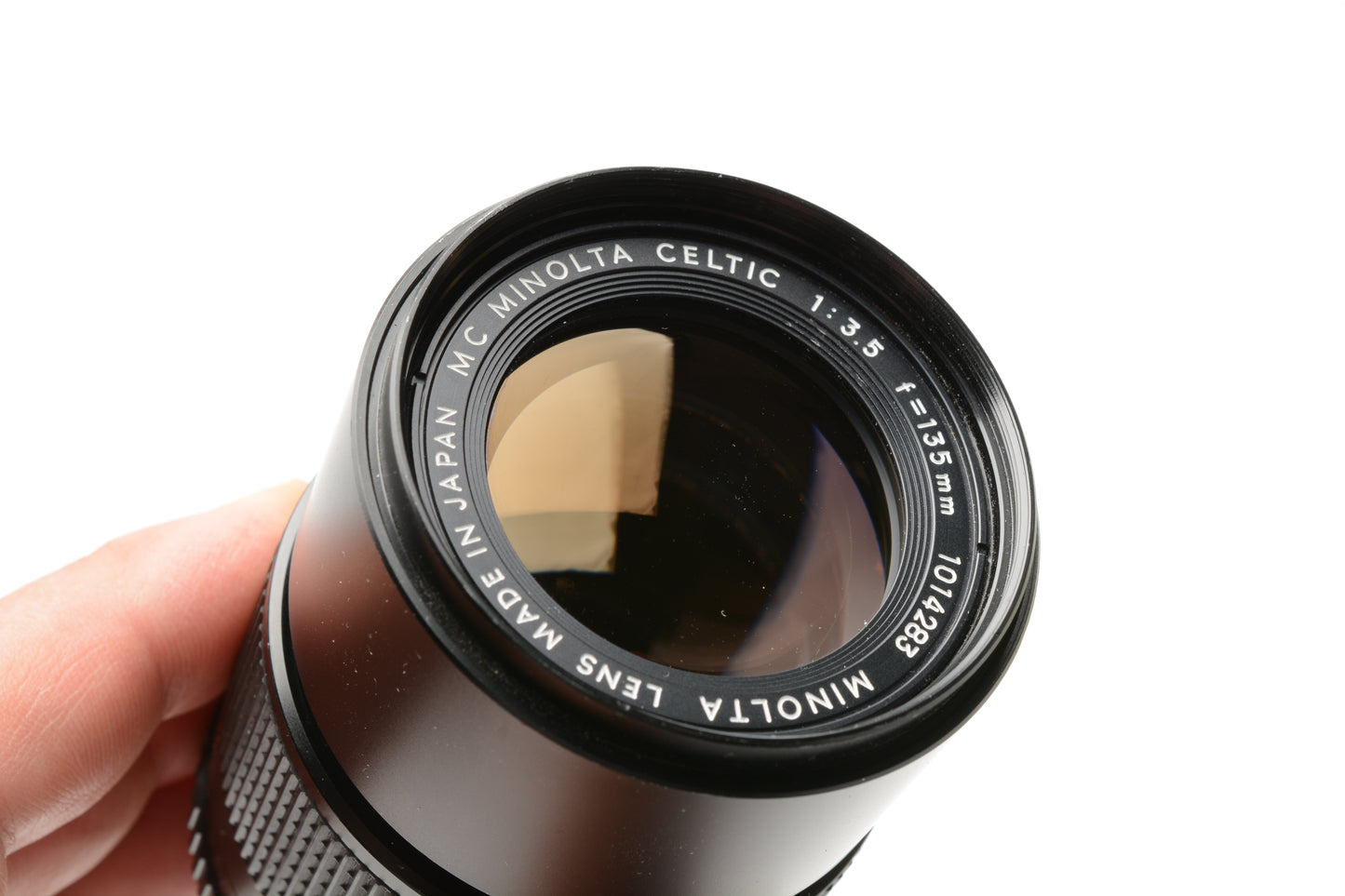 Minolta MC Celtic 135mm F3.5 Portrait Lens for Minolta MD Mount + Caps, Good!