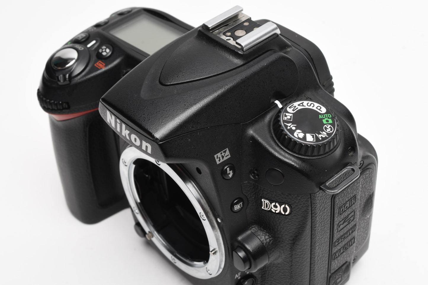 Nikon D90 DSLR body, 2batts, charger, Only 15K Acts, clean,+Manual