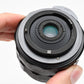 Pentax Super MC Takumar 28mm f3.5 M42 mount lens, caps, case, hood, Mint-
