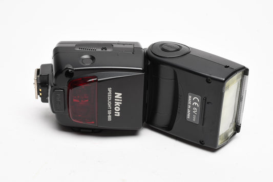 Nikon SB-800 Speedlight flash w/case, diffuser, Xtra camber, stand, Good!