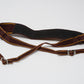 Nikon quality 2" tapered wide camera strap (burgundy/gold), nice & clean
