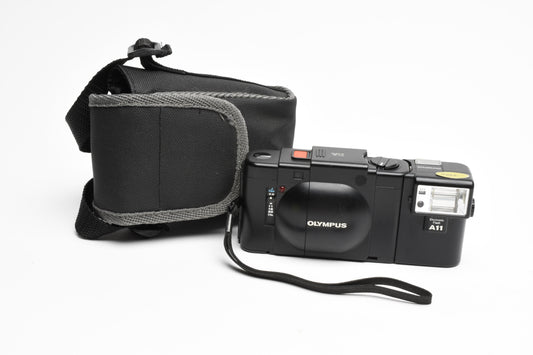 Olympus XA w/A11 flash, new light seals, tested, great! VERY clean