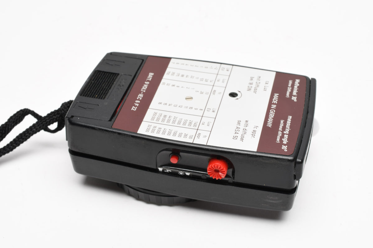 Gossen Luna-Pro F Flash/Ambient Light Meter, clean, tested, w/Case & Strap