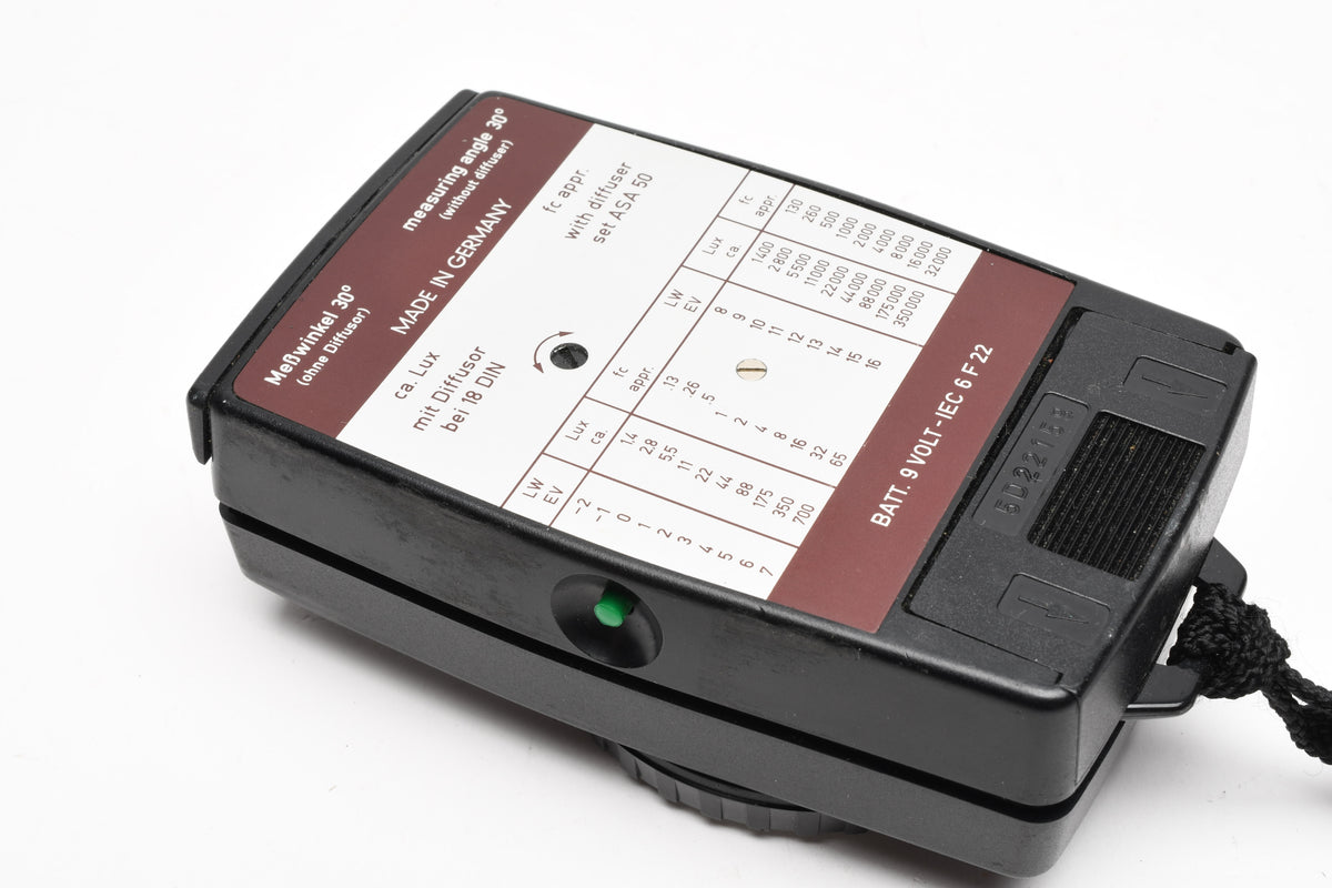 Gossen Luna-Pro F Flash/Ambient Light Meter, clean, tested, w/Case & Strap
