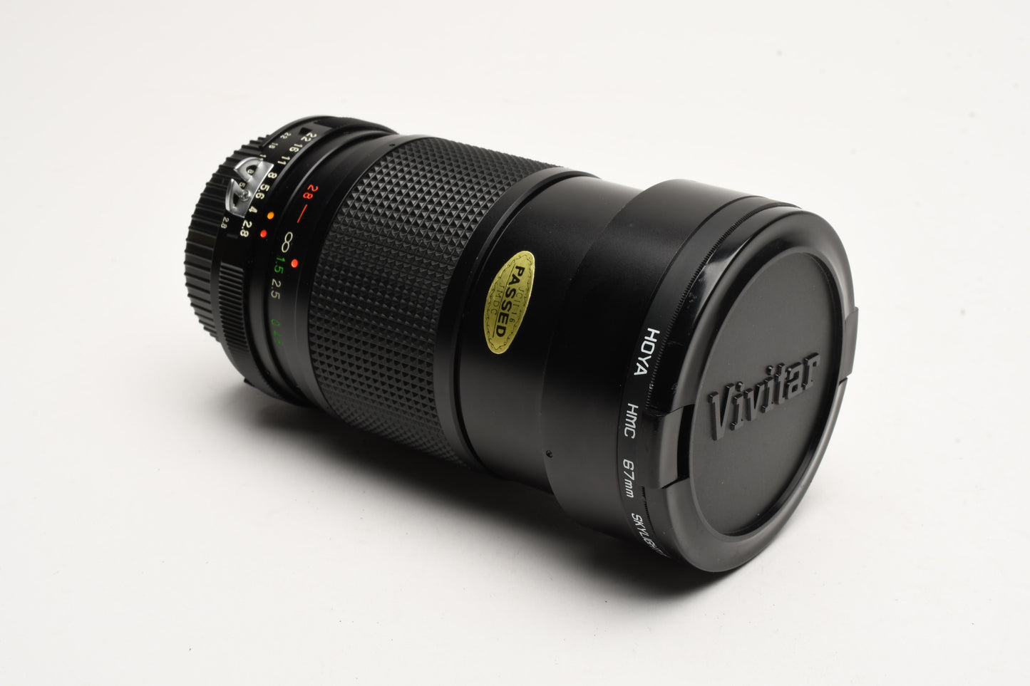 Vivitar 28-85mm f2.8-3.8 Zoom lens Nikon Ai Mount, Clean +UV