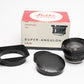 Leica Leitz Super Angulon 21mm f4 11813, + Hood, Boxed, Mint-