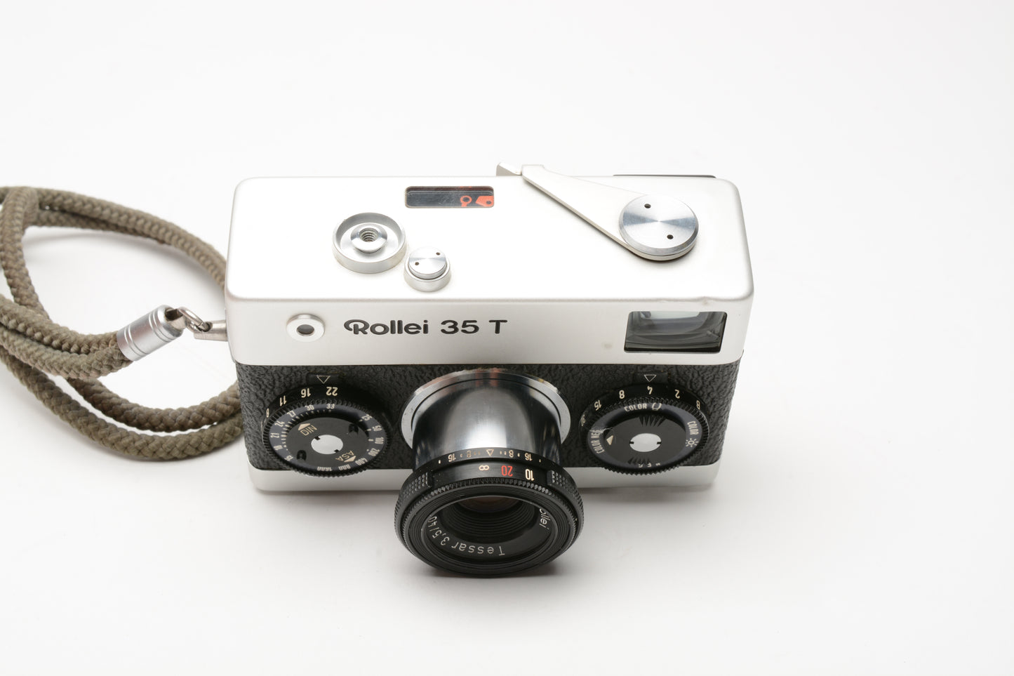 Rollei 35 T 35mm Compact camera w/Strap, Tested, accurate, all working!