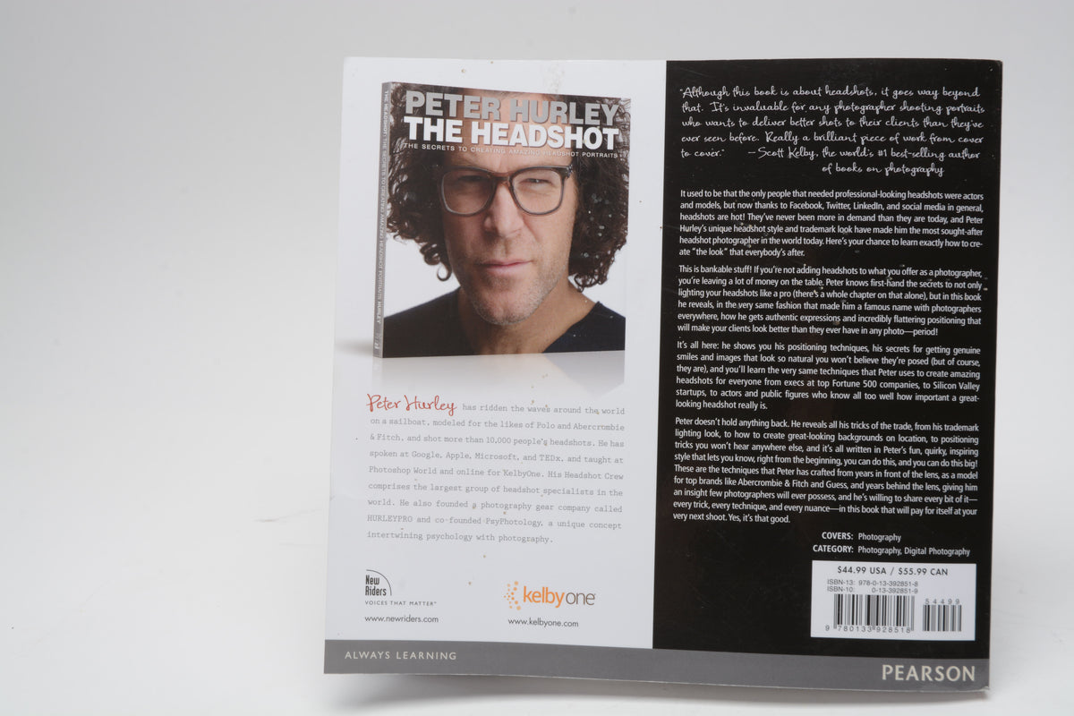 The Headshot Soft cover book by Peter Hurley