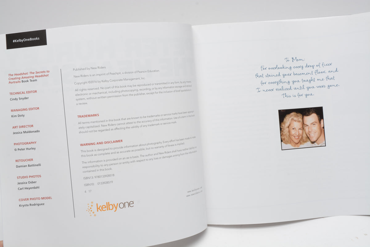 The Headshot Soft cover book by Peter Hurley