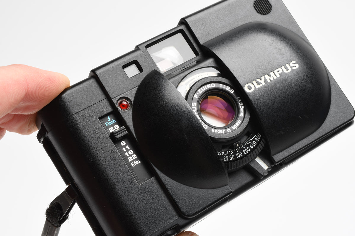 Olympus XA w/A11 flash, new light seals, tested, great! VERY clean