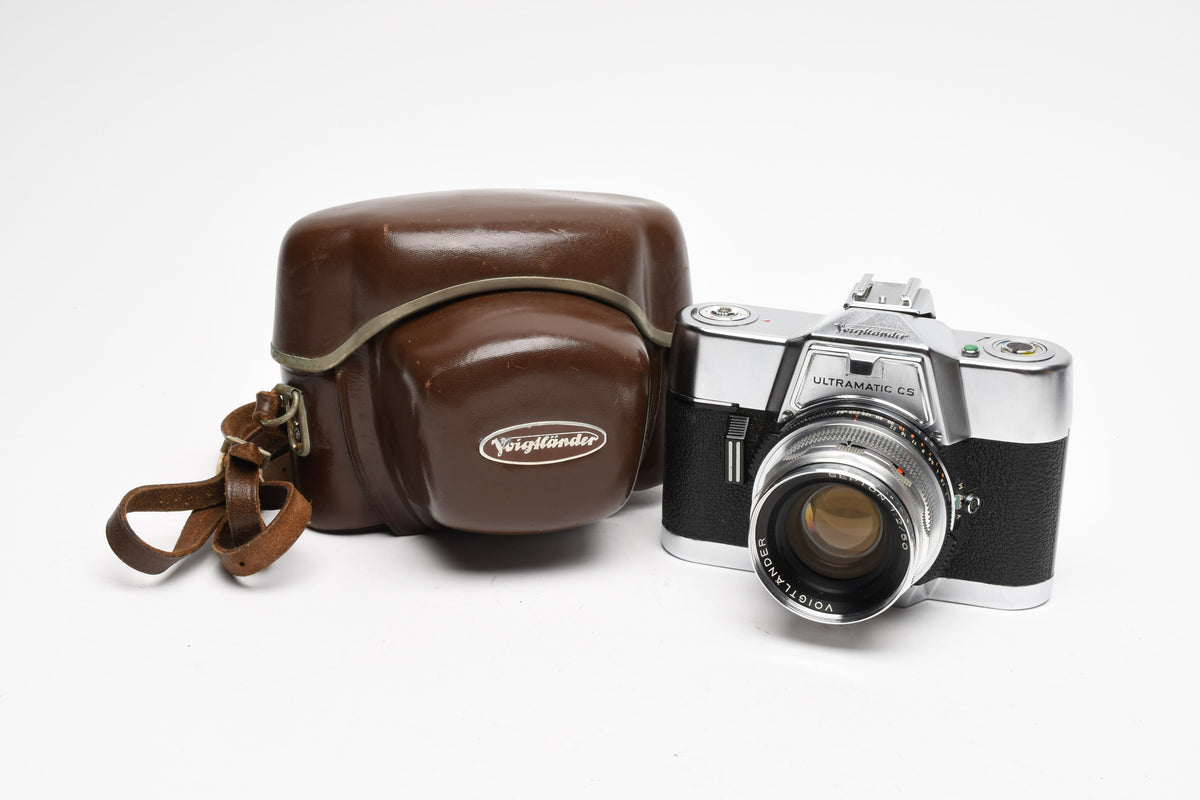 Voigtlander Ultramatic CS Camera with Septon 50mm Lens 50mm f2, Case, Nice