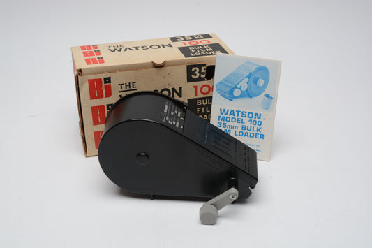 Pfefer Watson 100 Bulk Film Loader for 35mm film, boxed w/ instructions