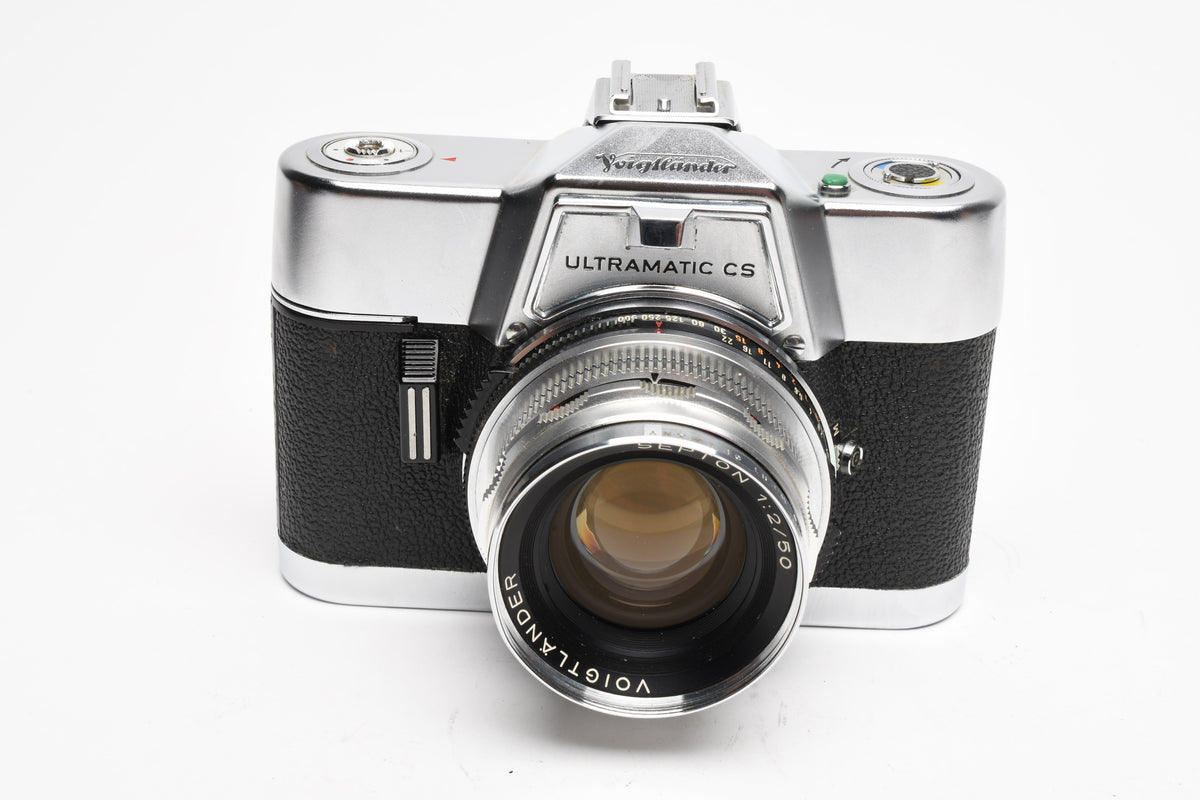 Voigtlander Ultramatic CS Camera with Septon 50mm Lens 50mm f2, Case, Nice
